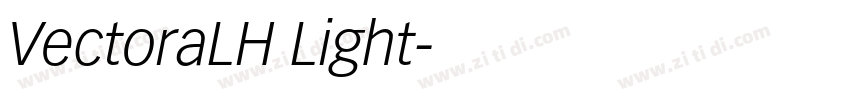 VectoraLH Light字体转换